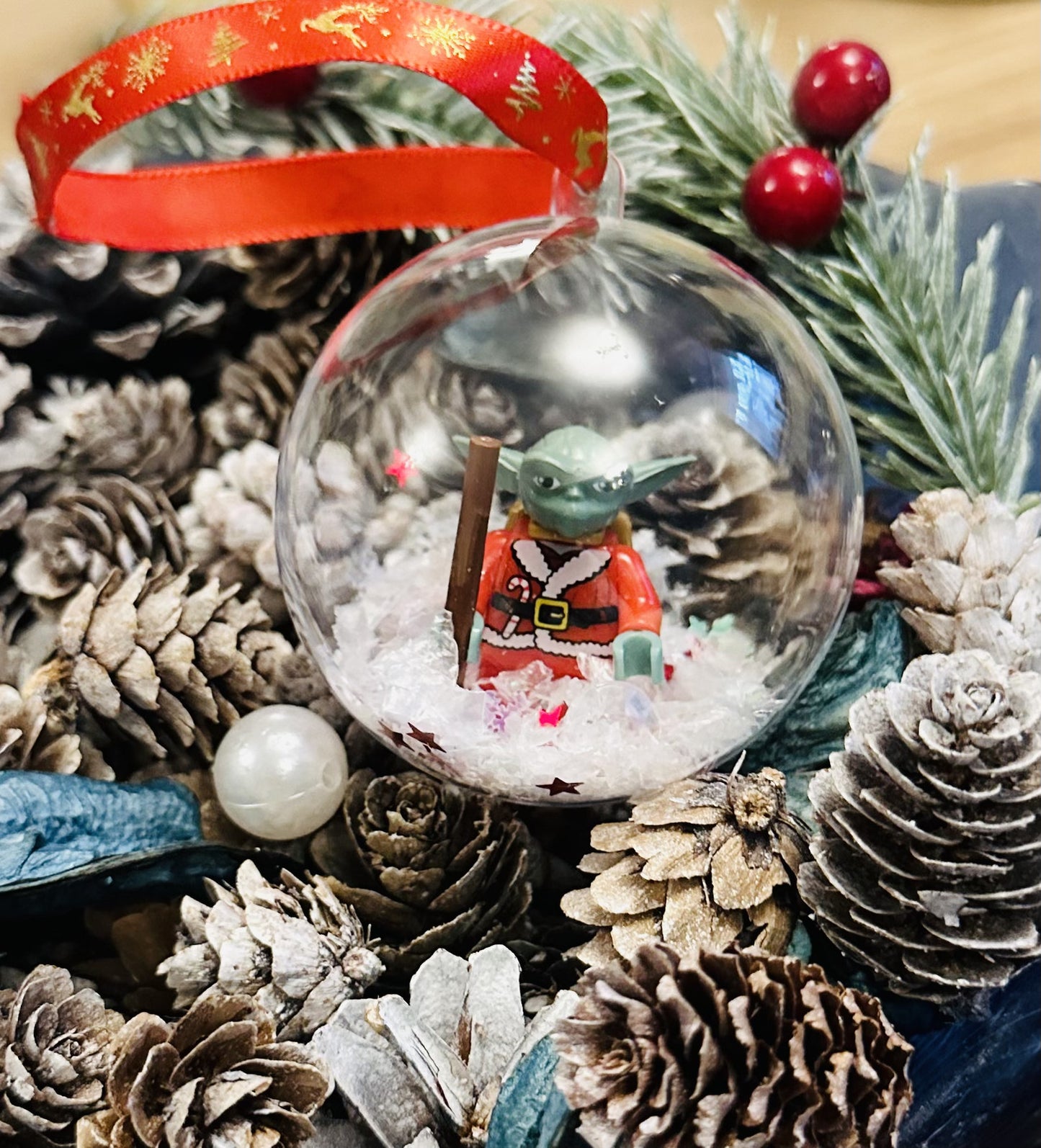 Christmas Star Wars Mini Figure Bauble Hanging Snowflake Tree 3D Handmade Xmas