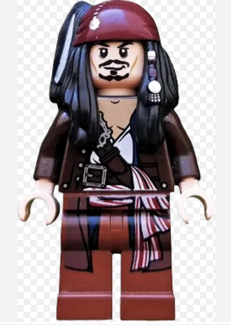 Pirates Caribbean Air Freshener Mini Figure Car Clip Vent Scent Jack Sparrow