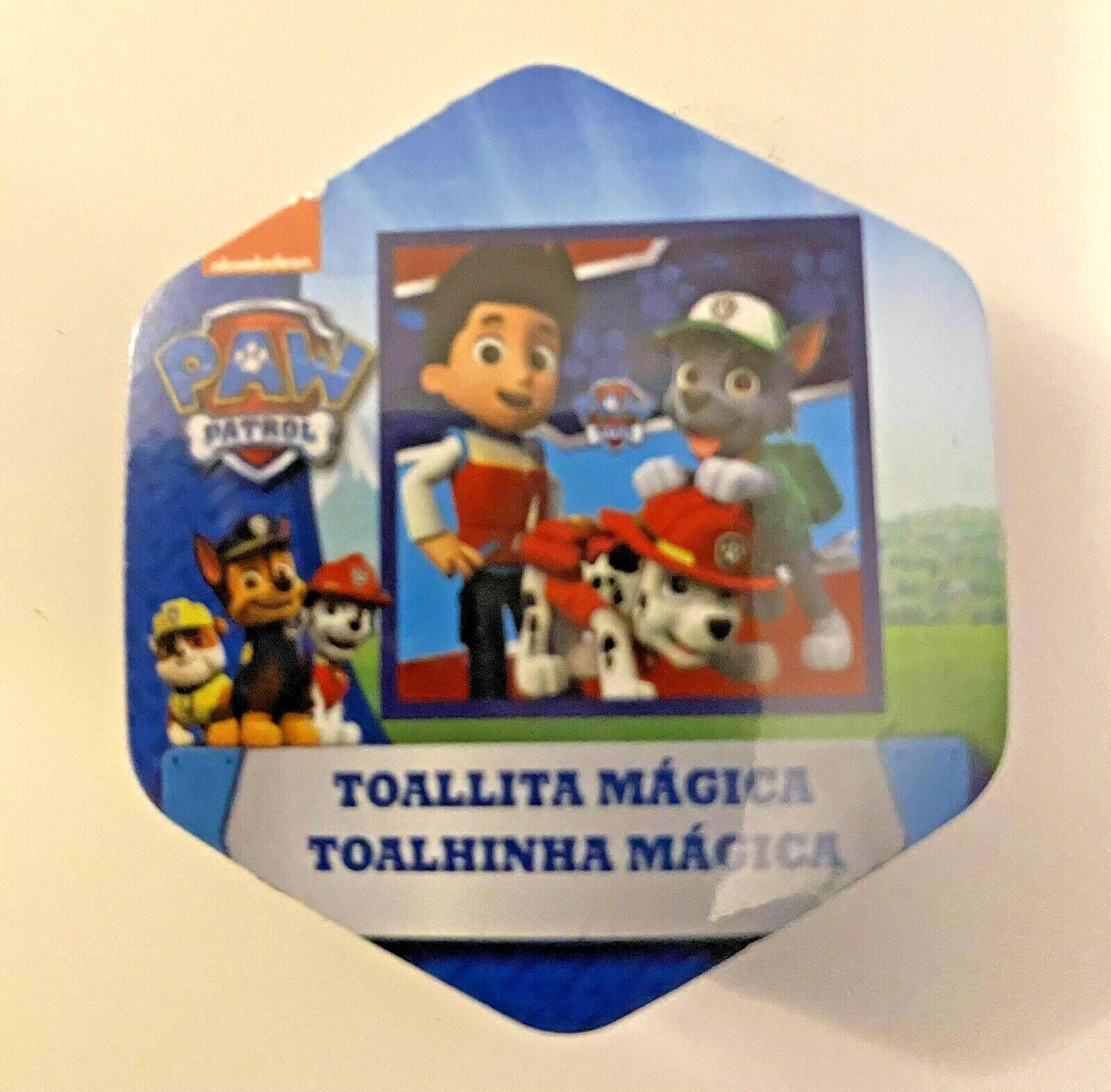 Paw Patrol magic flannel kids dog cloth towel expanding bath Ryder Chase Rocky