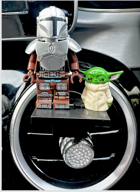 Yoda Car Air Freshener Mini Figure Handmade Clip Vent Scent Christmas Gift
