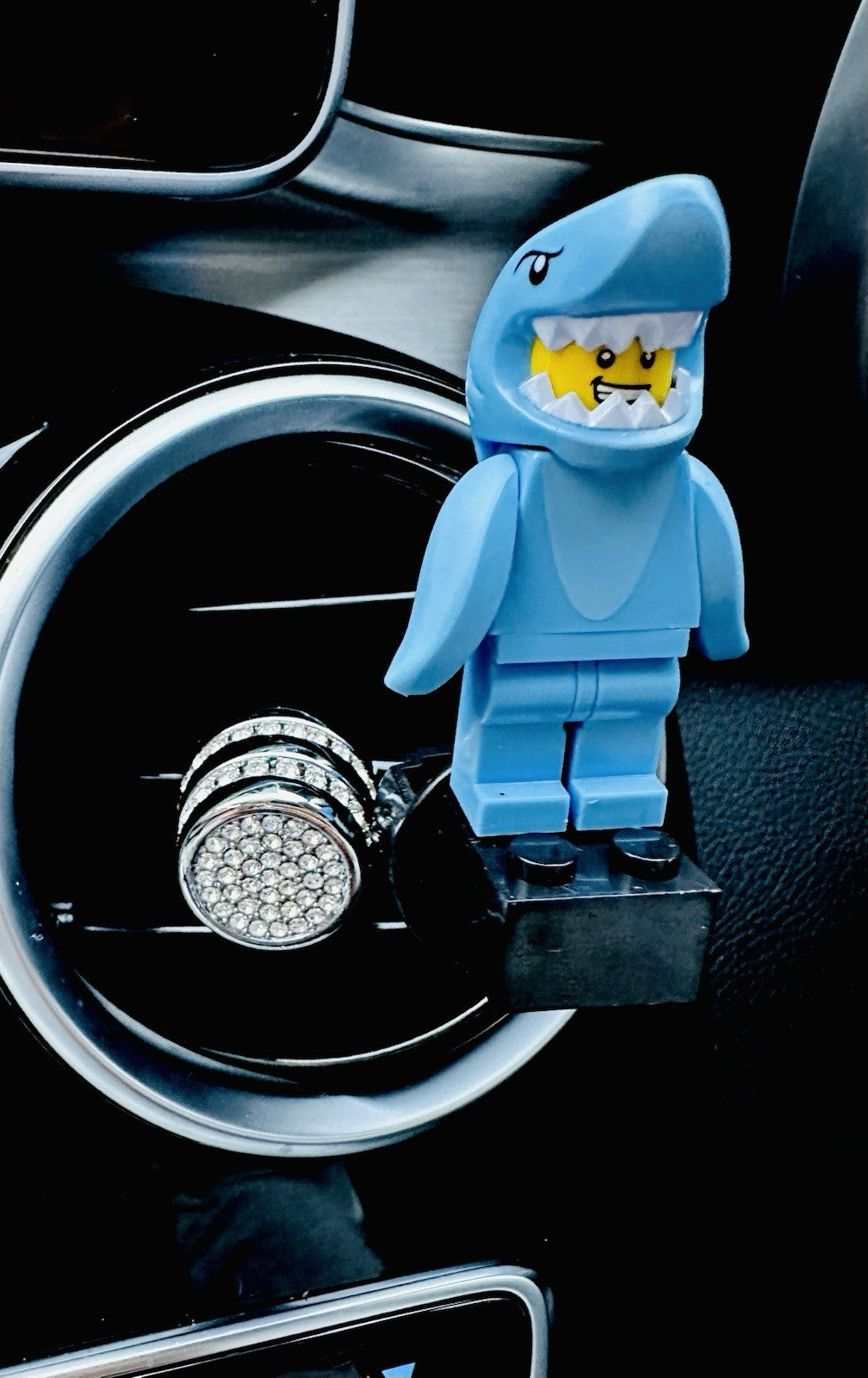 Sharks Pink Blue Air Freshener Mini Figure Car Clip Vent Scent Fathers Day Gift