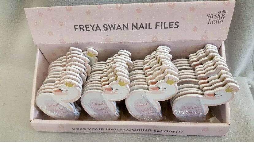 Hen Night Party Bag Gift Nail File Swan Manicure Set 3 Bridesmaids Bride To Be