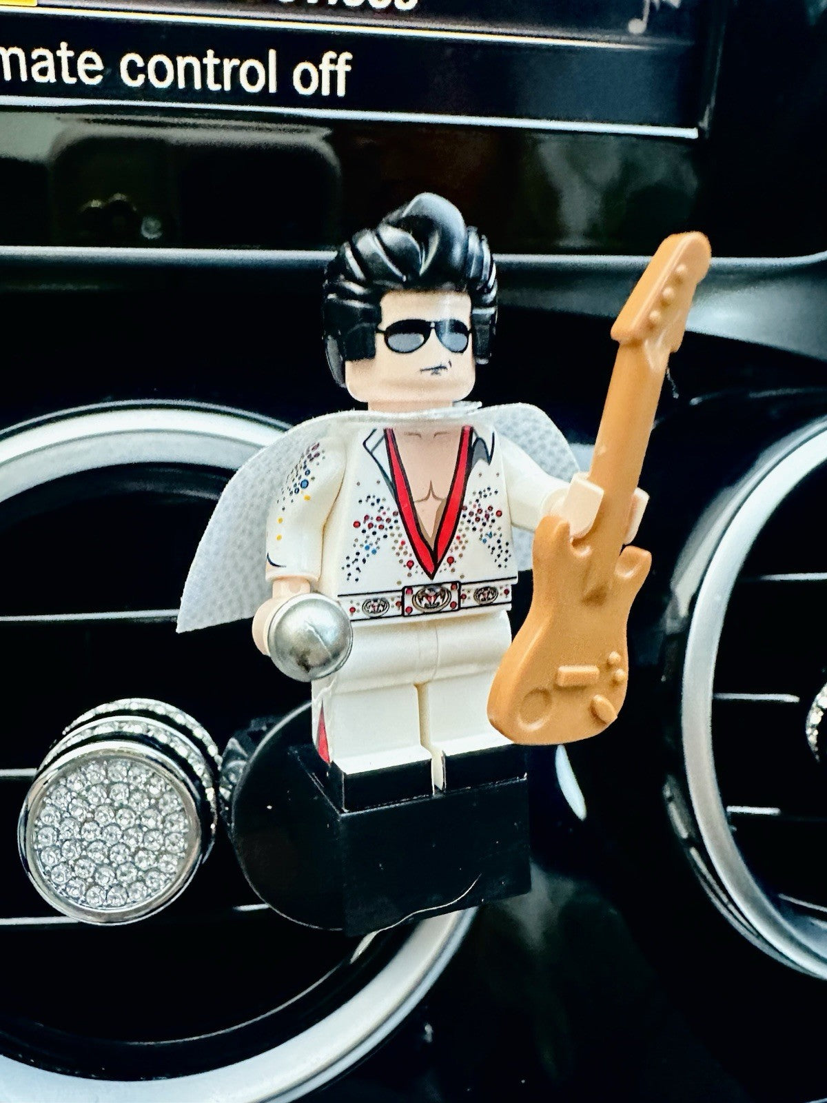 Elvis Presley Car Air Freshener Figure Rock & Roll Musician Mini Clip Vent Scent
