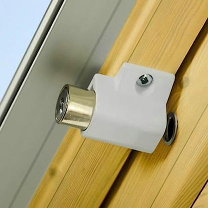 White Sliding Patio Door Roof Window Locks SET Bolt With 2 Keys Security Catch