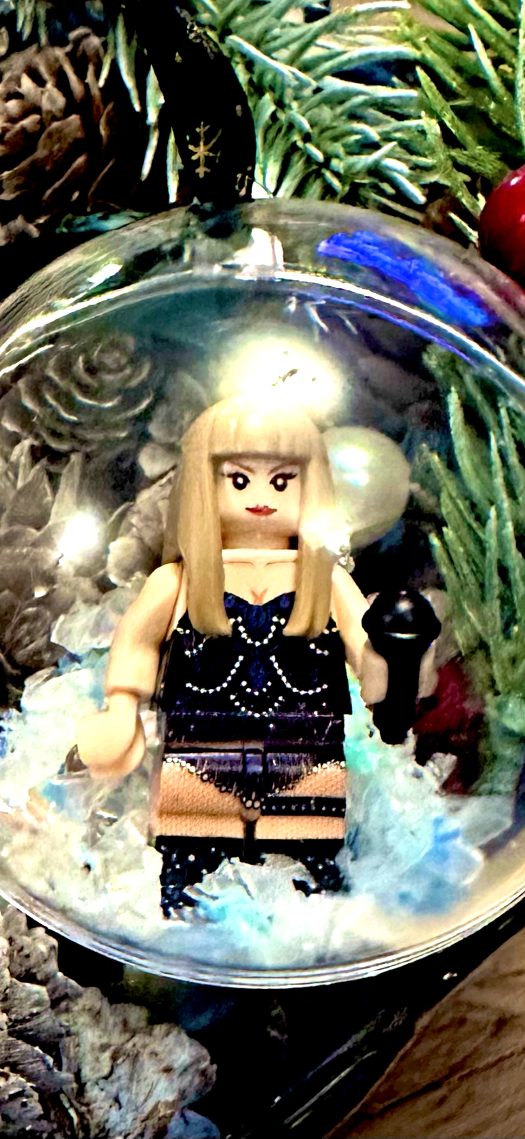 Christmas Taylor Mini Figure Bauble Hanging Snowflake Tree 3D Eras Tour Handmade