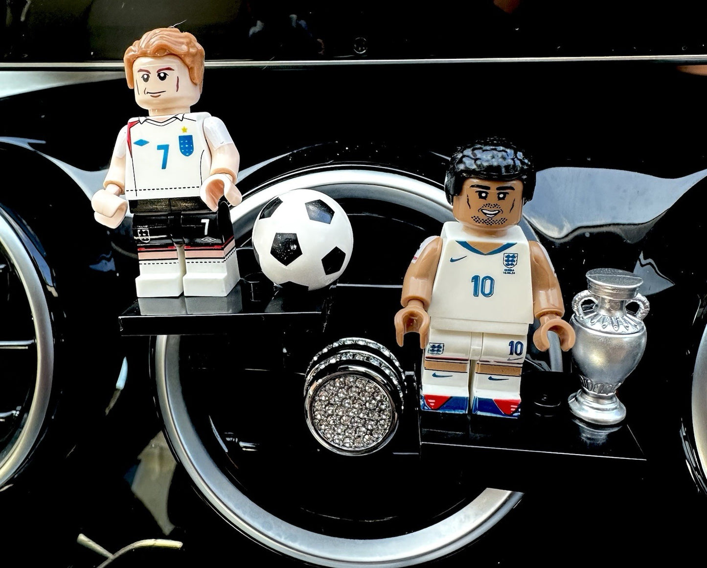 England Football Air Freshener Mini Figure Car Clip Vent Scent Fathers Day Gift
