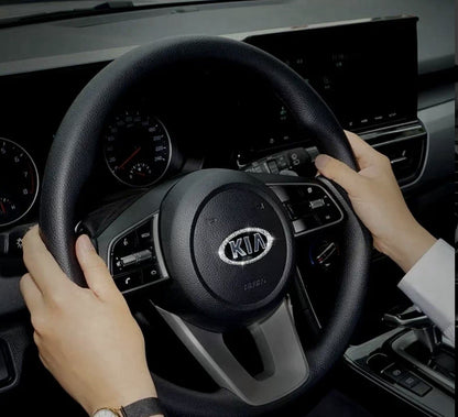 Car Kia Rhinestone Steering Wheel Center Emblem crystal Diamond Sticker Logo