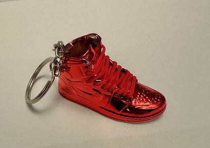 3d nike Sneaker trainer key ring Jordans metallic Mini sports shoe Gift Box High