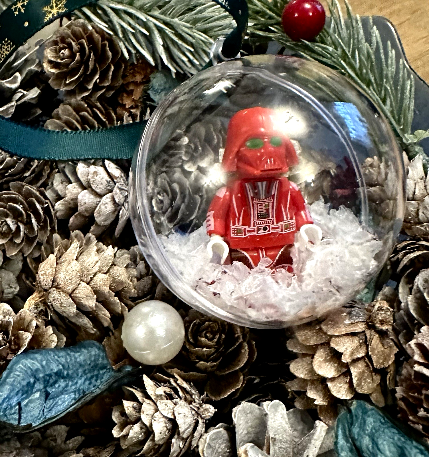 Christmas Star Wars Mini Figure Bauble Hanging Snowflake Tree 3D  Handmade Xmas