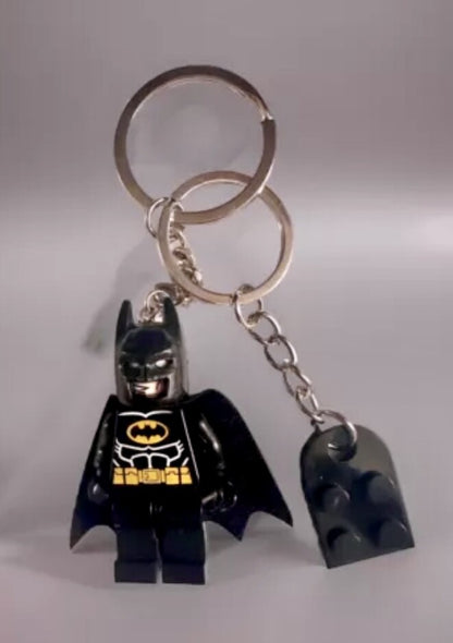 Batman Valentines 2 Couples Keyring Pink Batgirl DC Bag Charm Car Chain Key Gift