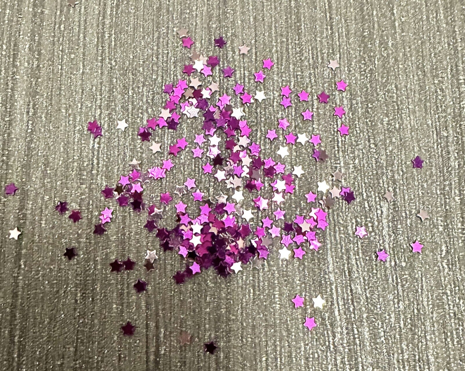 Pink 60th Table Confetti Birthday Party Silver Scatter Sparkle foil Decorations