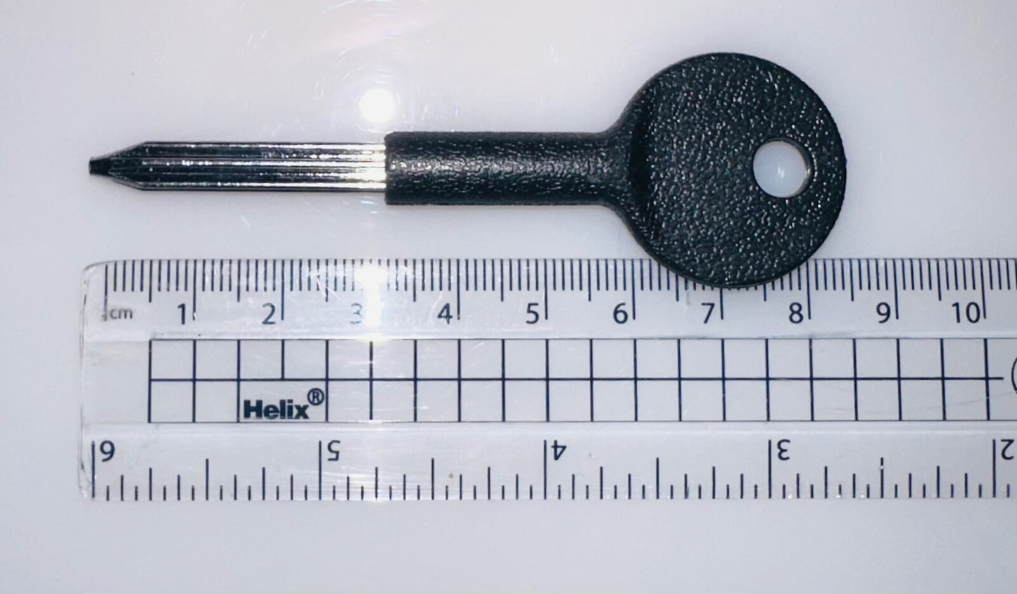 SPARE STAR SECURITY KEY Chubb Rack Bolt Door Window Lock Replace Lost black TDHS