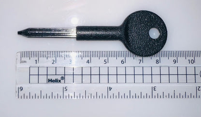 SPARE STAR SECURITY KEY Chubb Rack Bolt Door Window Lock Replace Lost black TDHS