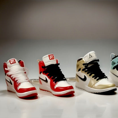 Mini Nike Keyring Sneakers 🔥3D Jordan 1 keychain Trainer Sports Shoe & gift box