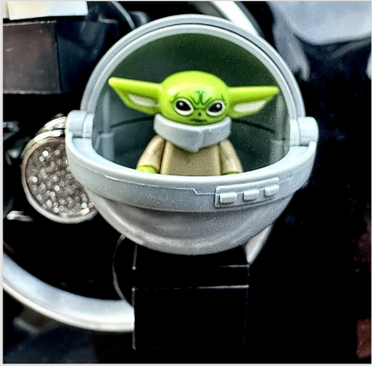 Yoda Car Air Freshener Mini Figure Handmade Clip Vent Scent Christmas Gift