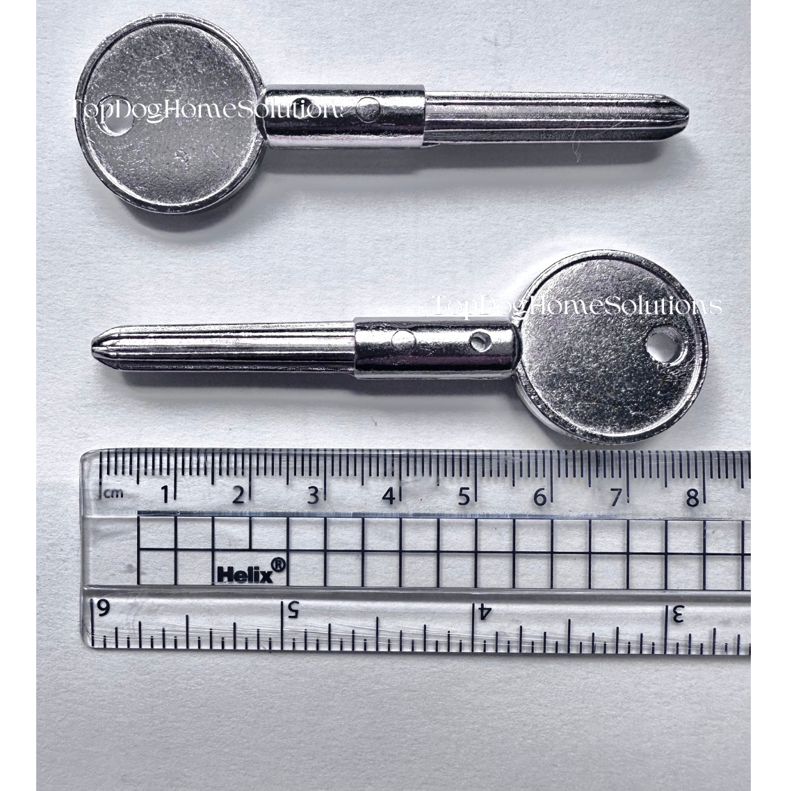 SPARE STAR SECURITY CHUBB KEY Dead Lock Rack Bolt Door Window Replace Metal TDHS
