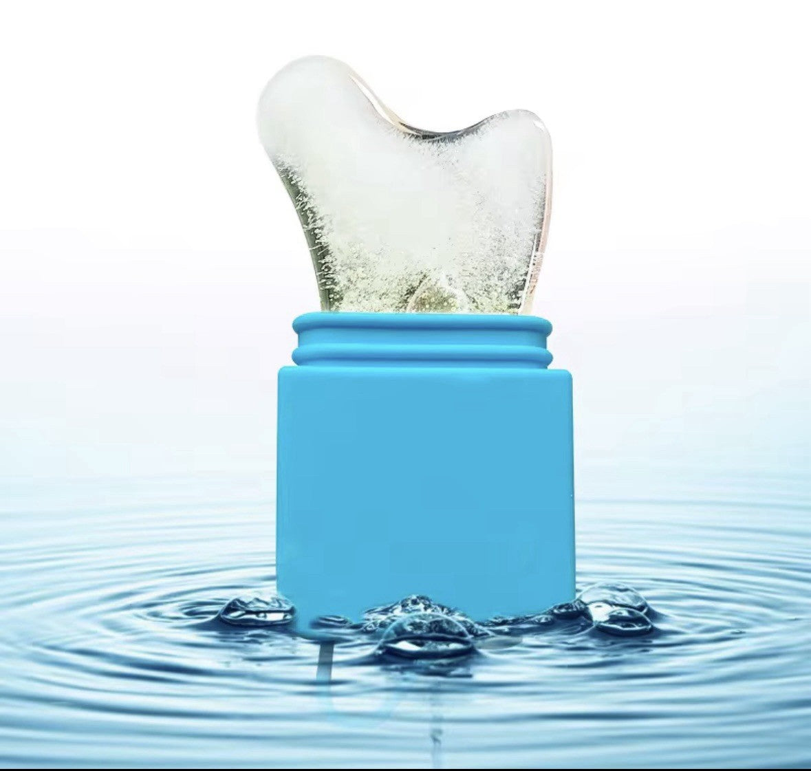 Ice Face Roller Gua Sha Guasha Sculpt Depuff Cool Facial Eyes Skin Mould UK