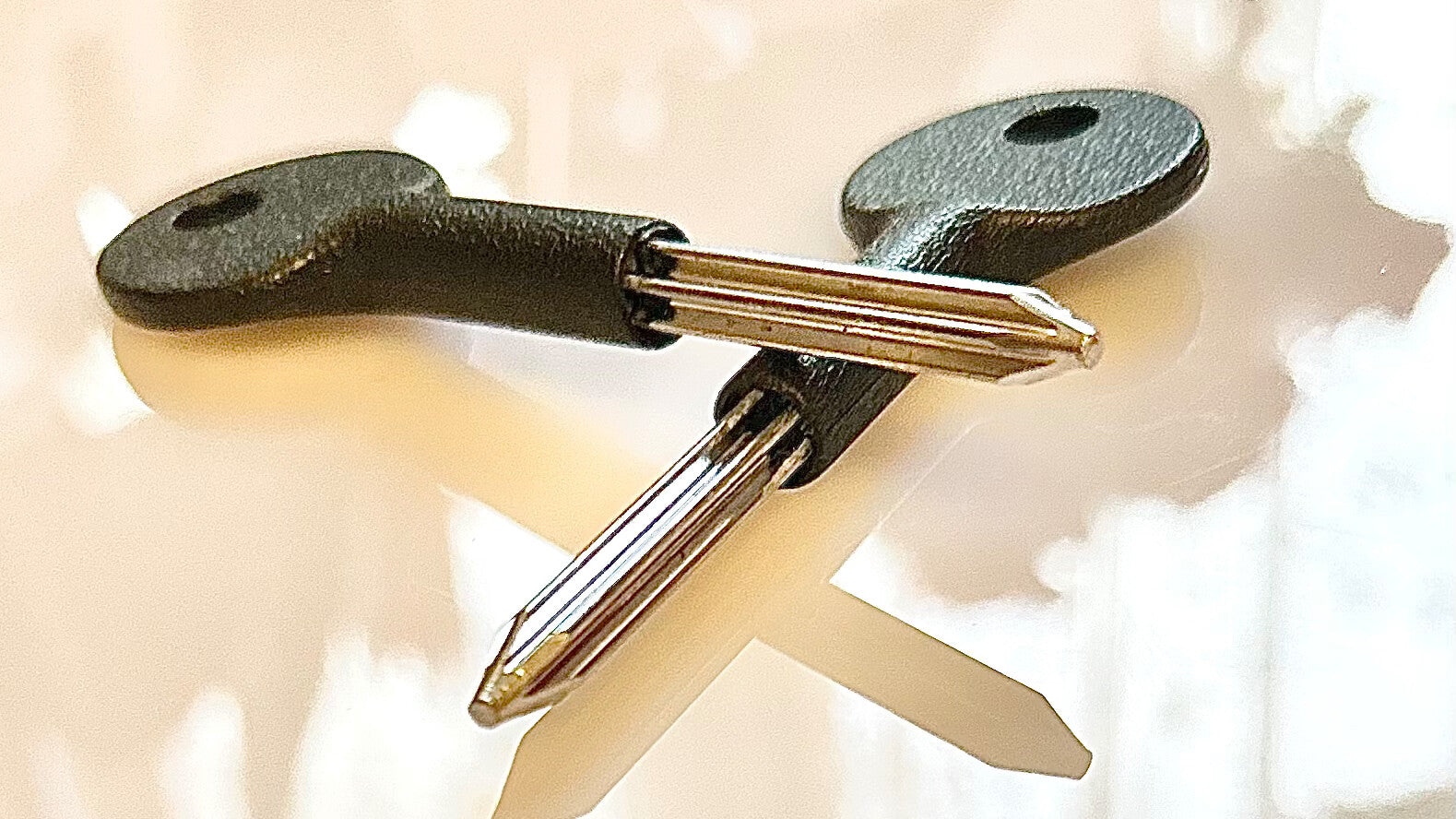 SPARE STAR SECURITY KEY Chubb Rack Bolt Door Window Lock Replace Lost black TDHS