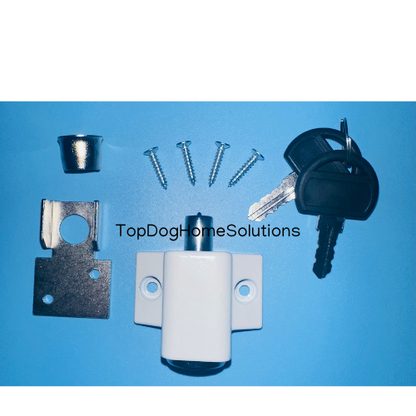 Skylight window Lock Roof Security Attic Loft Dead Bolt Push Key Locking UPVC