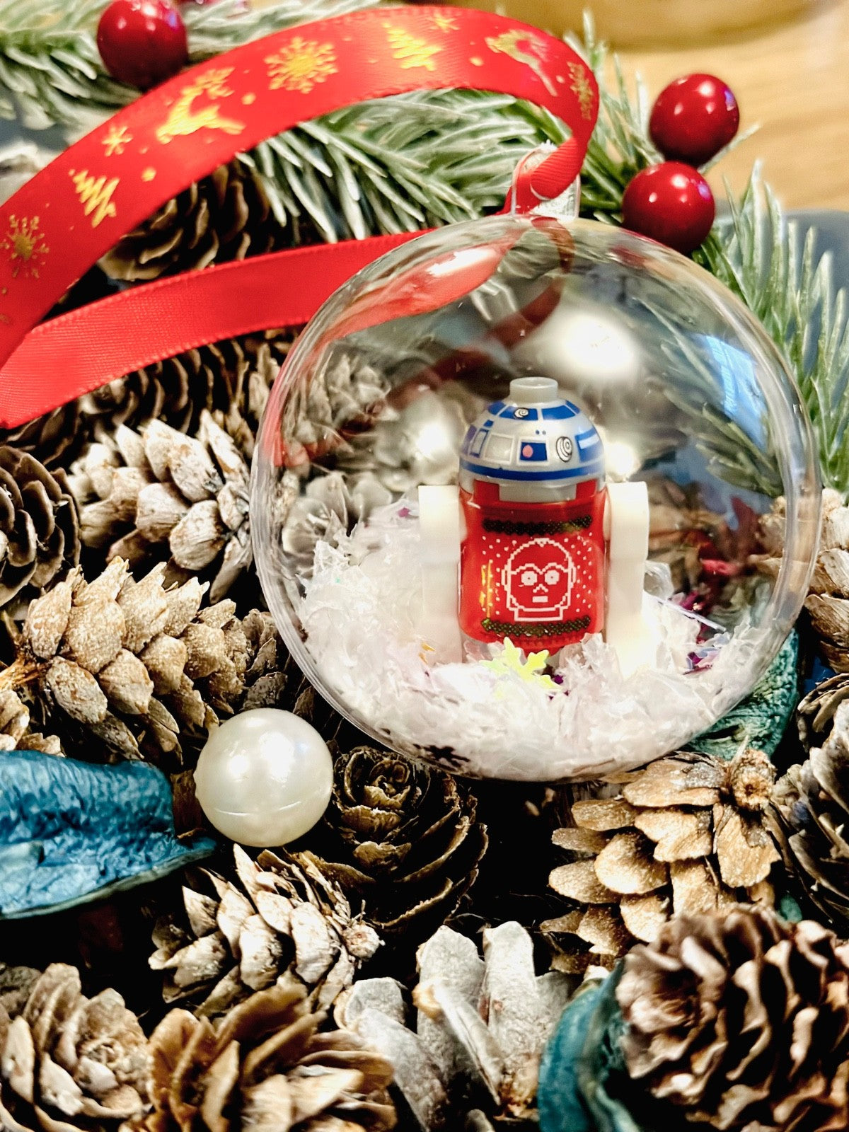 Christmas Star Wars Mini Figure Bauble Hanging Snowflake Tree 3D  Handmade Xmas