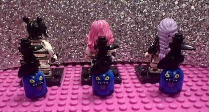 Custom Kpop Demon Hunters Anime Film Super Hero 3 X Mini figure Toy
