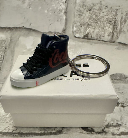 Black Converse Sneaker Keyring Coke Chuck Taylor AllStar Coca Cola High Gift Box