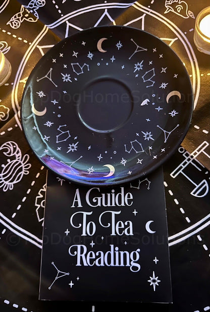 Gypsy Fortune Telling Tea Cup & Saucer Tea Leaf Reading Set Inc Tea leaves Gift
