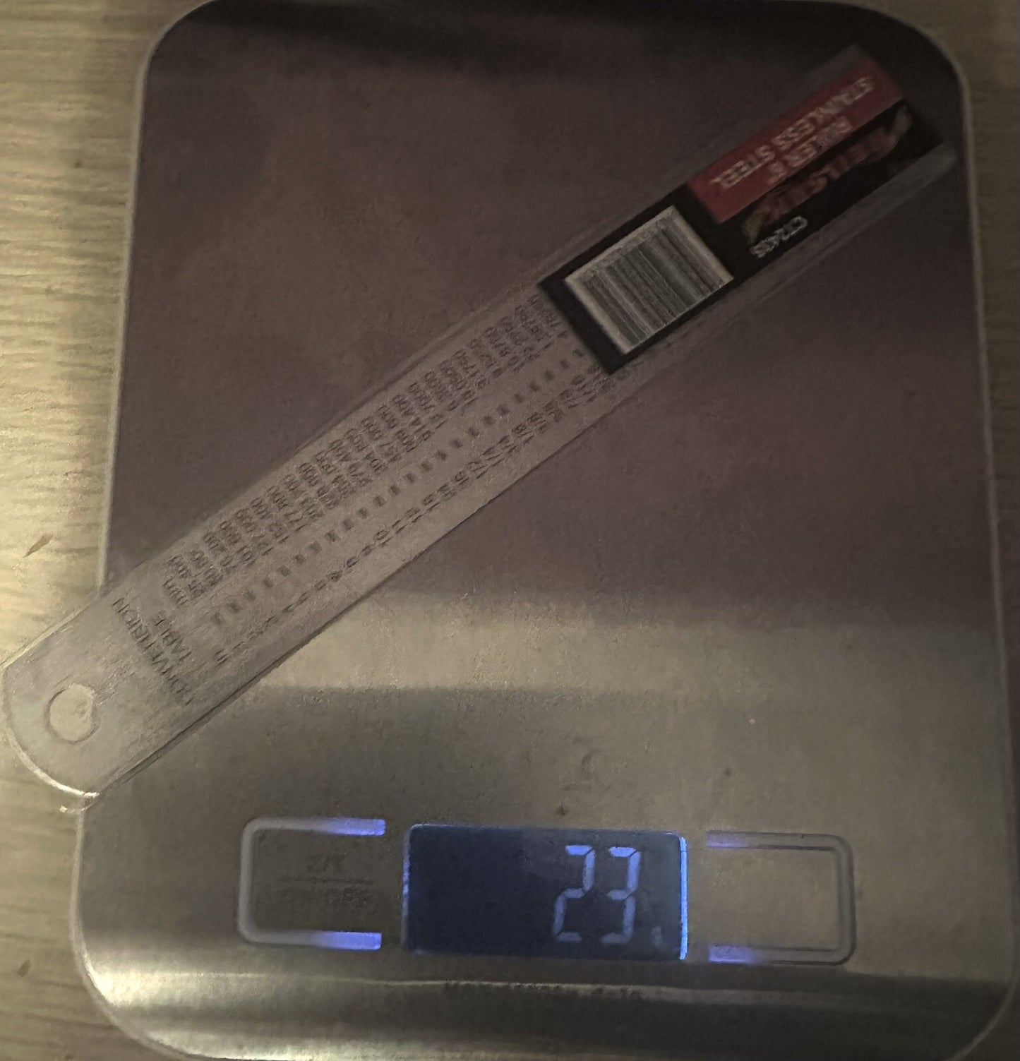 Rule 6" Inch Nielson 15cm 150mm Rule Stainless Steel Ruler Metal Metric Imperial