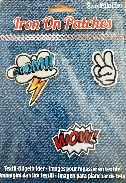 3 Sequin Motif Badges Clothes Fabric Patch Embroidered iron sew Appliqué Design