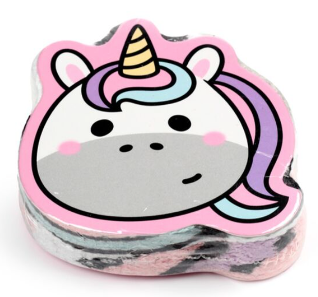 Unicorn Magic flannel cloth Kids wash bath expanding shower travel towel Pink