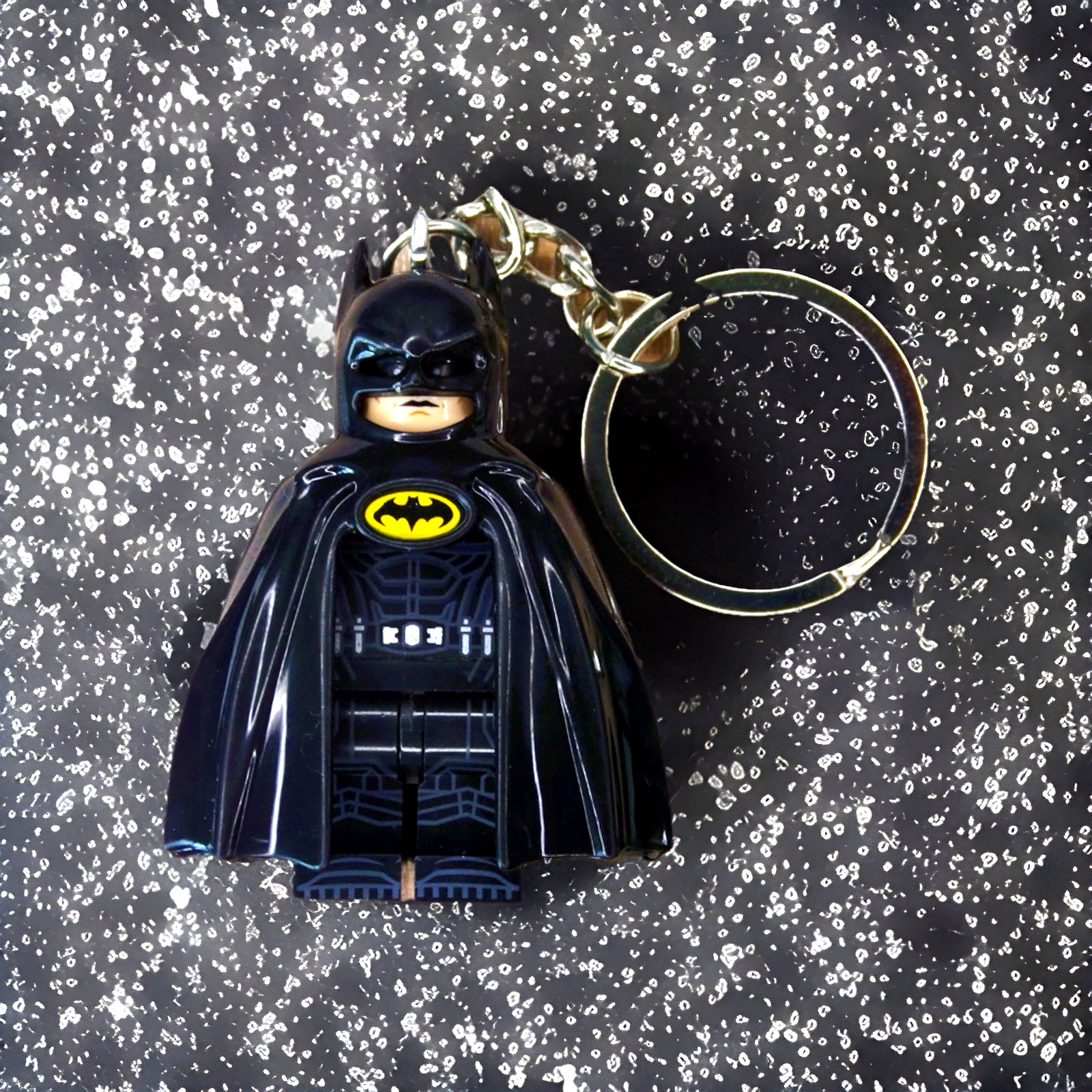 Batman Michael Keaton Mini Custom Figure Keyring Minifigure Movie The Flash