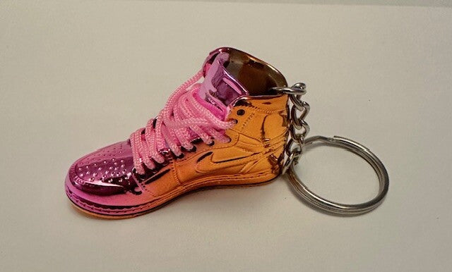 3d nike Sneaker trainer key ring Jordans metallic Mini sports shoe Gift Box High