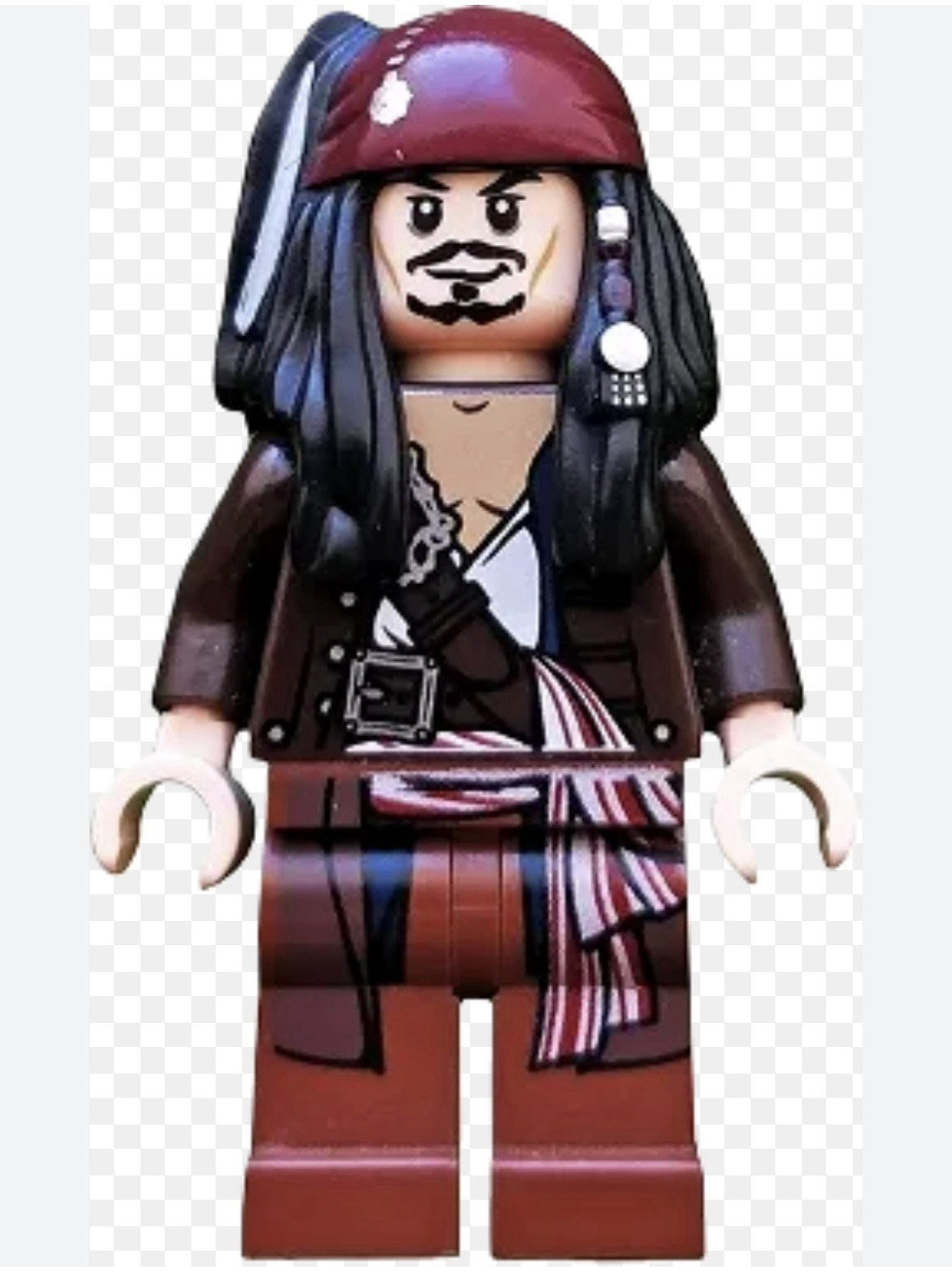 Pirate 3D Minifigure Captain Jack Sparrow Tricorn Hat POTC