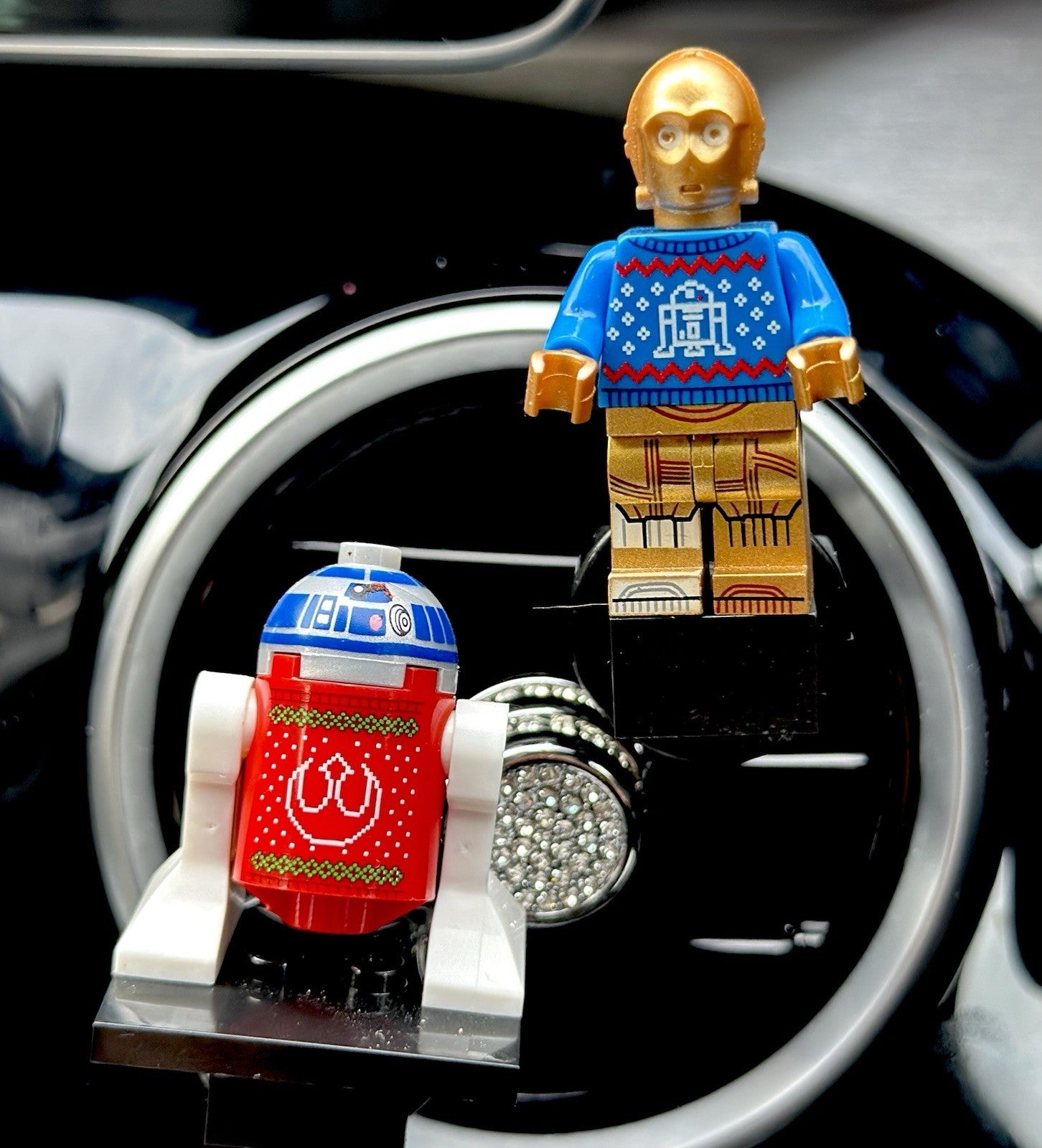 Christmas Star Wars Darth Car Air Freshener Mini Figure Car Clip Vent Scent Gift