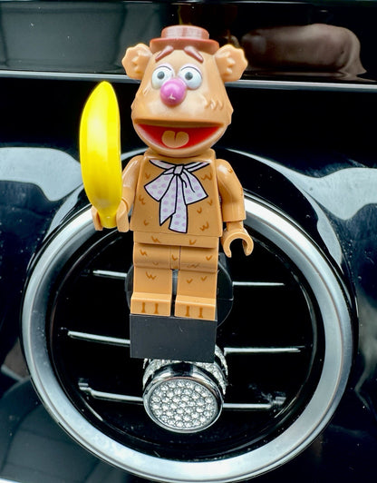 The Muppets Kermit Custom Lego Car Air Freshener Mini Figure Clip Vent  71033
