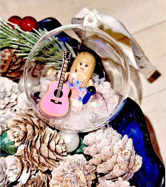 Christmas Taylor Mini Figure Bauble Hanging Snowflake Tree 3D Eras Tour Handmade