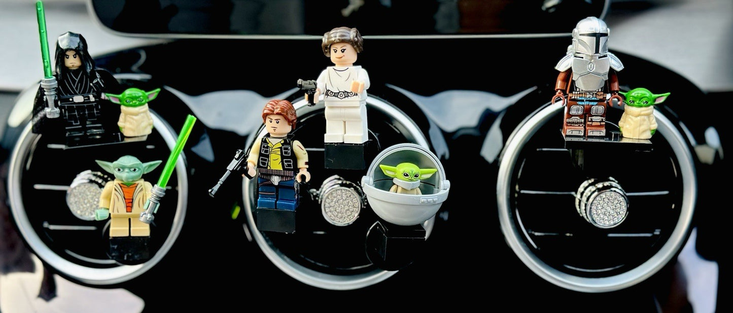 Yoda Car Air Freshener Mini Figure Handmade Clip Vent Scent Christmas Gift