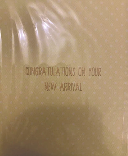Baby Boy Girl Card Newborn Unisex Quality Welcome Little One milestone open door