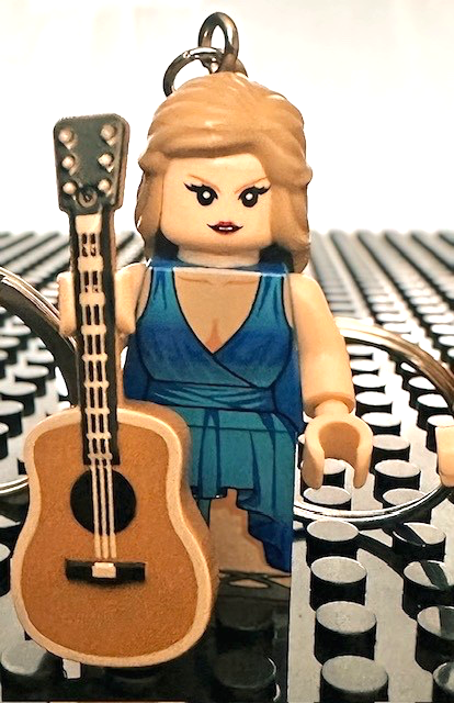 Cute Taylor Inspired 3D Mini Figure Keyring Keychain Eras Gift Music Pop Singer