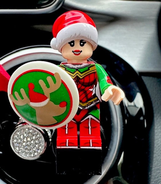 Christmas Batman Car Air Vent Freshener Mini Figure Clip Scent Handmade Gift