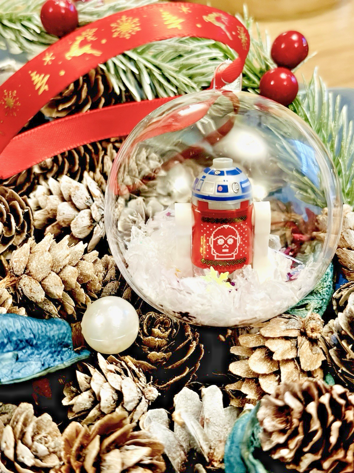 Christmas Star Wars Mini Figure Bauble Hanging Snowflake Tree 3D  Handmade Xmas
