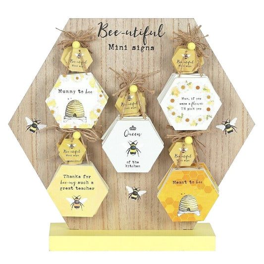 Queen Bee - eutiful wood hanging Wall signs gift Teacher Mum to be Plaque