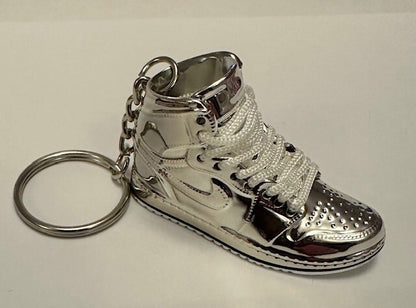 3d nike Sneaker trainer key ring Jordans metallic Mini sports shoe Gift Box High
