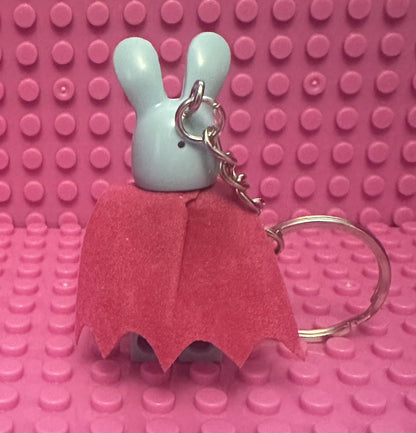 Bunny Rabbit Batman Keyring Pink Fairy Blue Keychain Gift