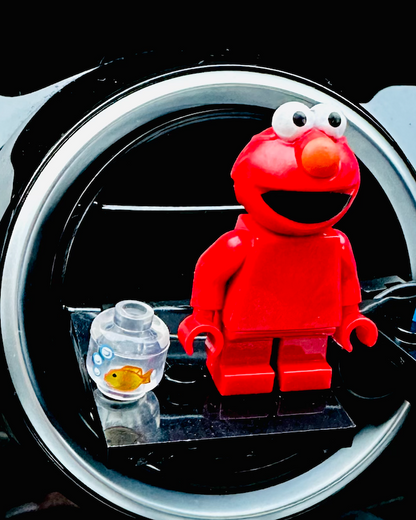 Cookie Monster Elmo Car Air Freshener Mini Figure Clip Vent Scent Gift Sesame St