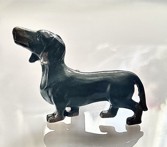 Dachshund Dog Nob Knob Cupboard drawer pull Handle Antique Sausage Dog Gift