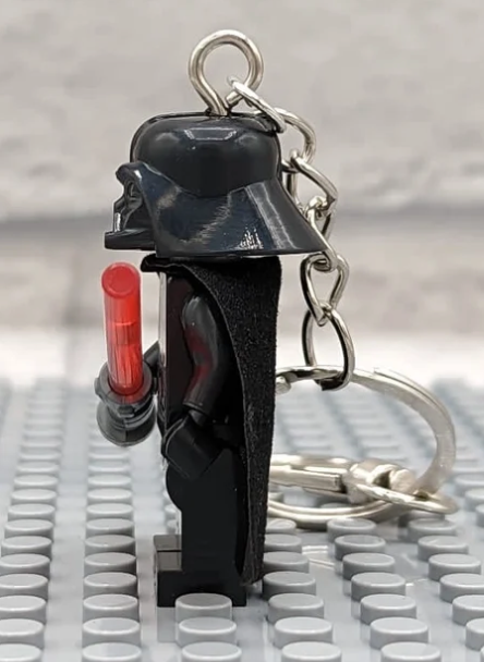Darth Vader Mini Figure Block Keyring Movie Themed Star Wars Gift Car key chain