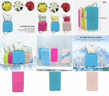 Ice Face Roller Gua Sha Guasha Sculpt Depuff Cool Facial Eyes Skin Mould UK