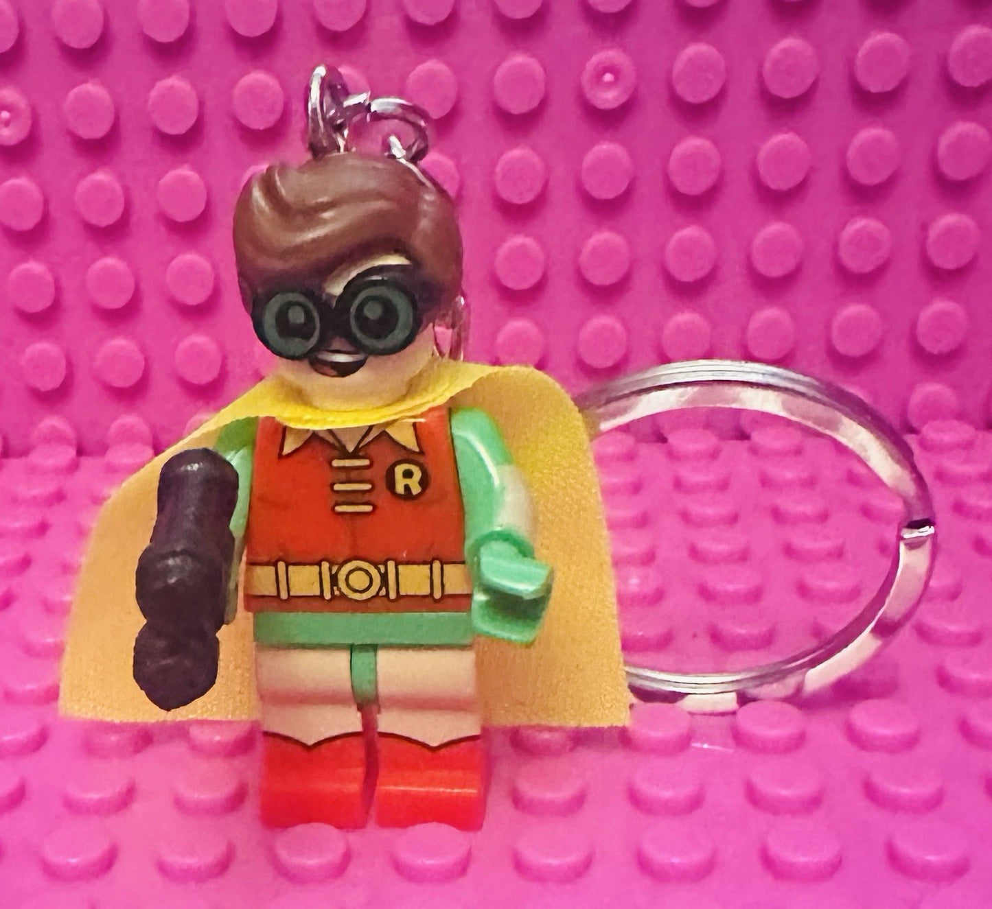 Batman & Robin Keyring Set Mini Figure Keychain Gift DC Couples