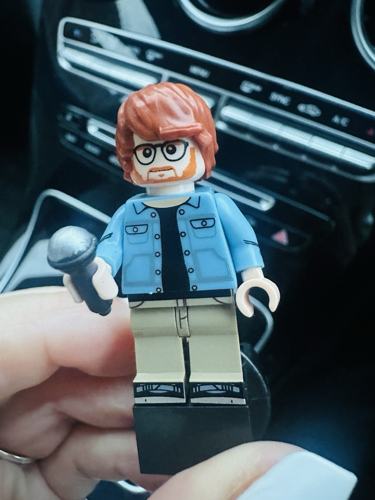 Ed Sheeran Air Freshener Music Singer Mini Figure Car Clip Vent Scent  Gift